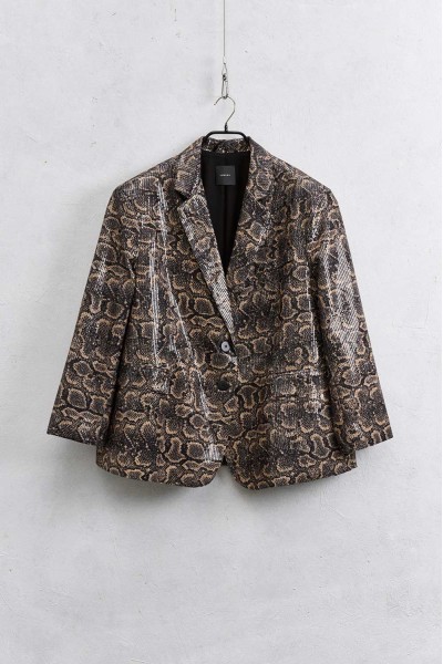 Blazer With Animal Print