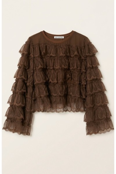 Brown Love Top