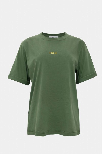 Oversized T Shirt True Olive 
